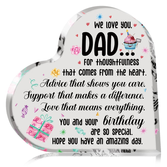 Dad’s Birthday Heart, Dad-daughter love